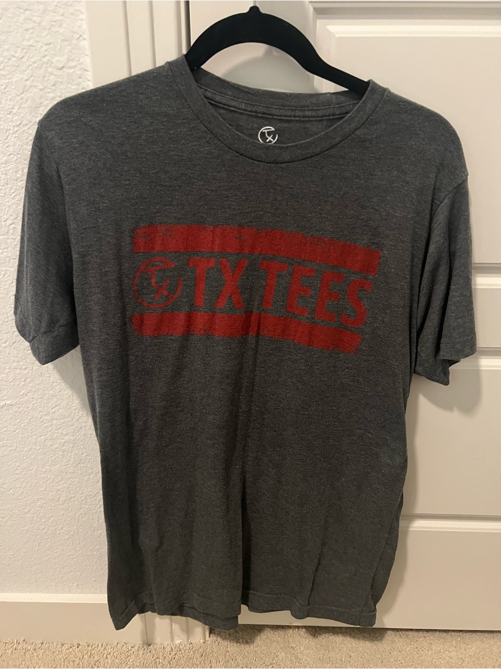 TX Tees Heather Gray Logo T-Shirt